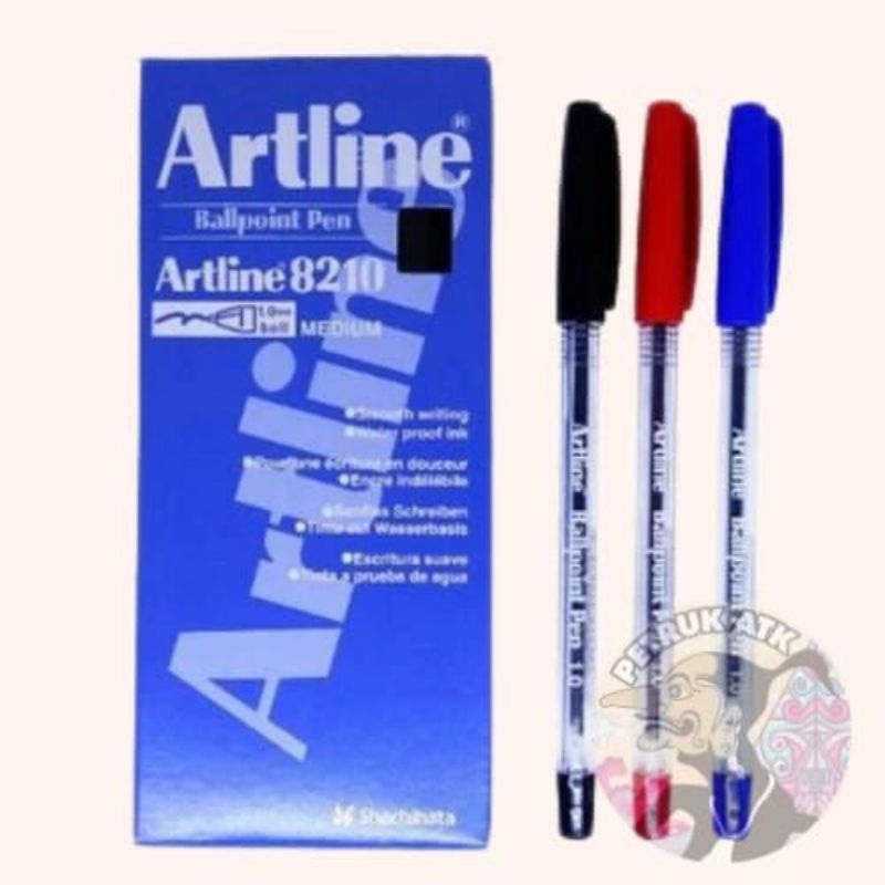 

[PCS] PULPEN ARTLINE EK-8210 1.0 MM HITAM / BIRU / MERAH