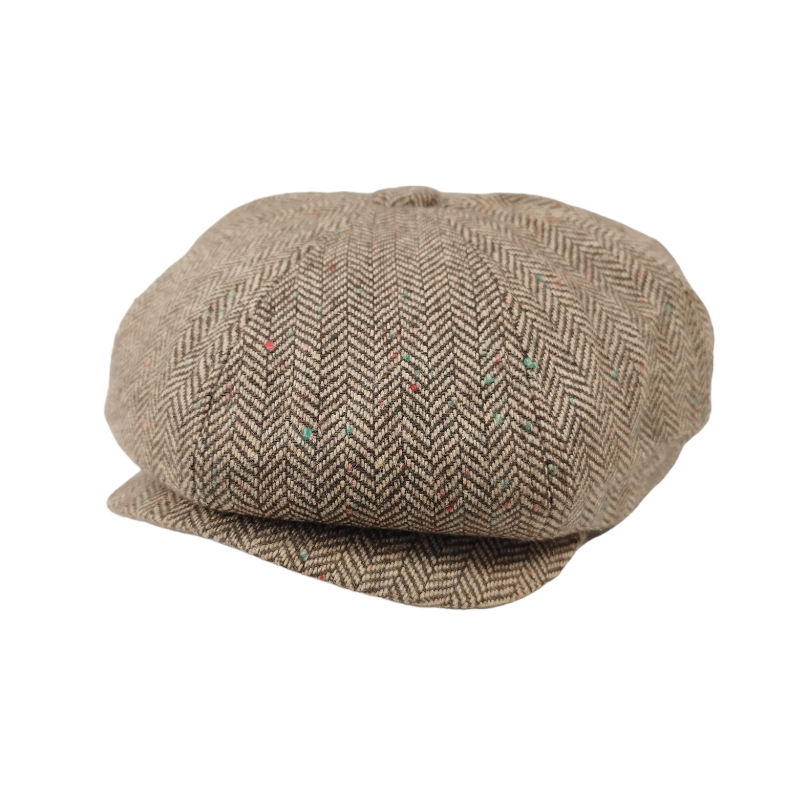 Newsboy cap wol herringbone peaky blinders premier