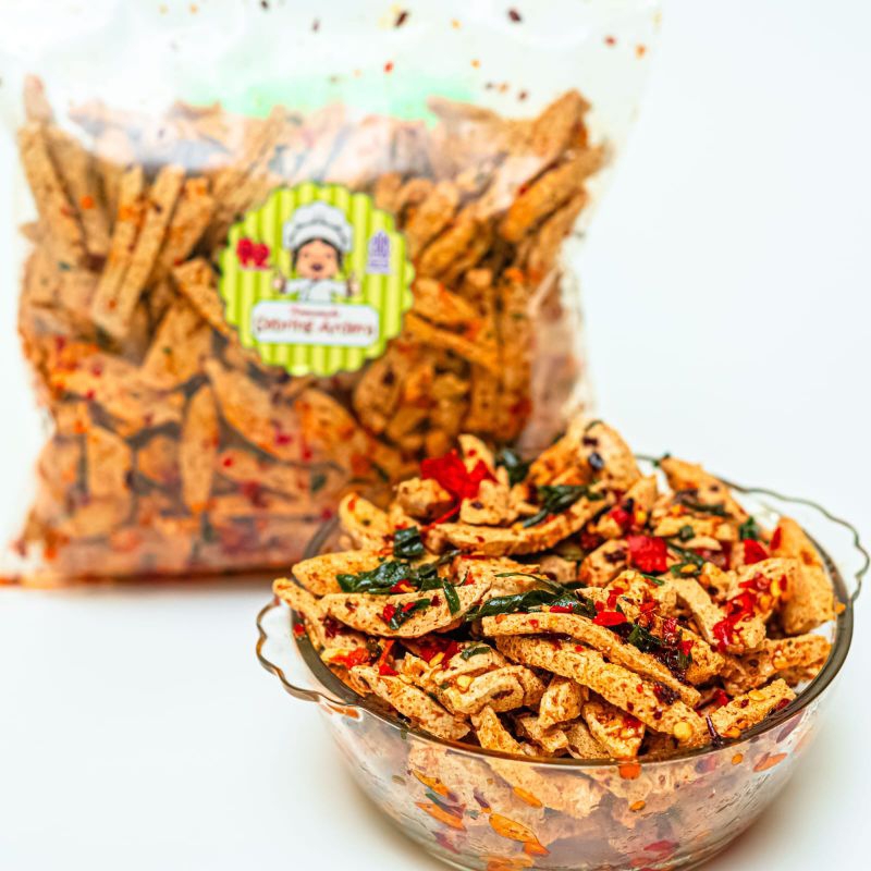 

cemilan basreng cryspi daun jeruk - PEDAS & ORIGINAL 250gr - bakso goreng