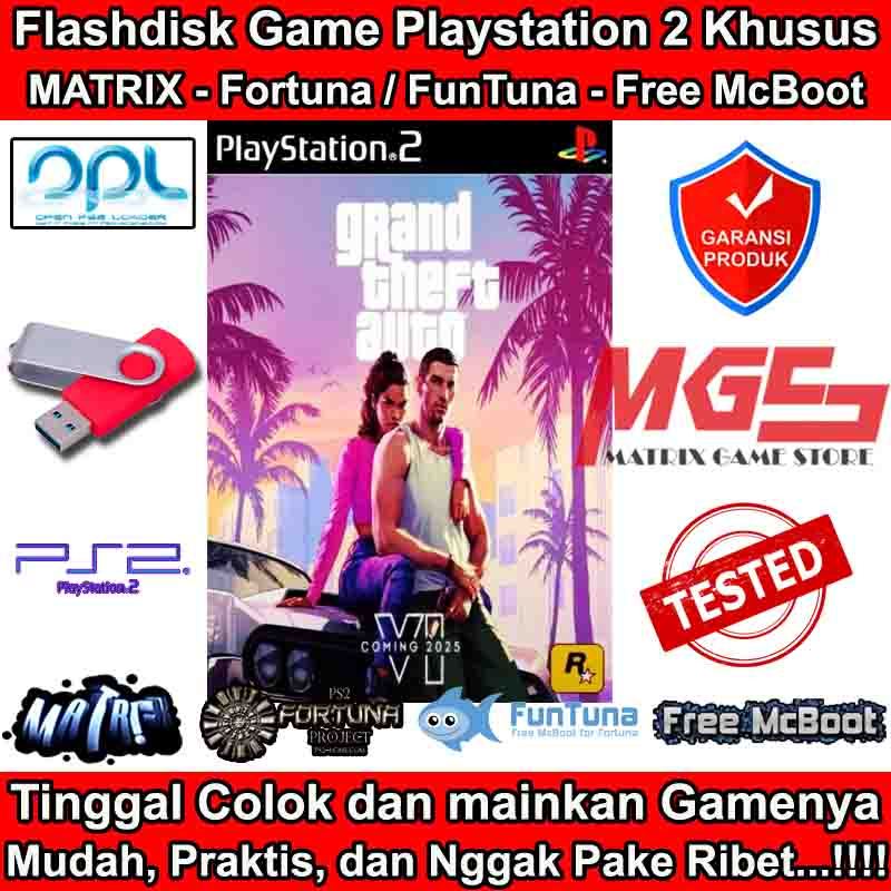 Flashdisk Game PS 2 PS2 GTA VI - GTA 6