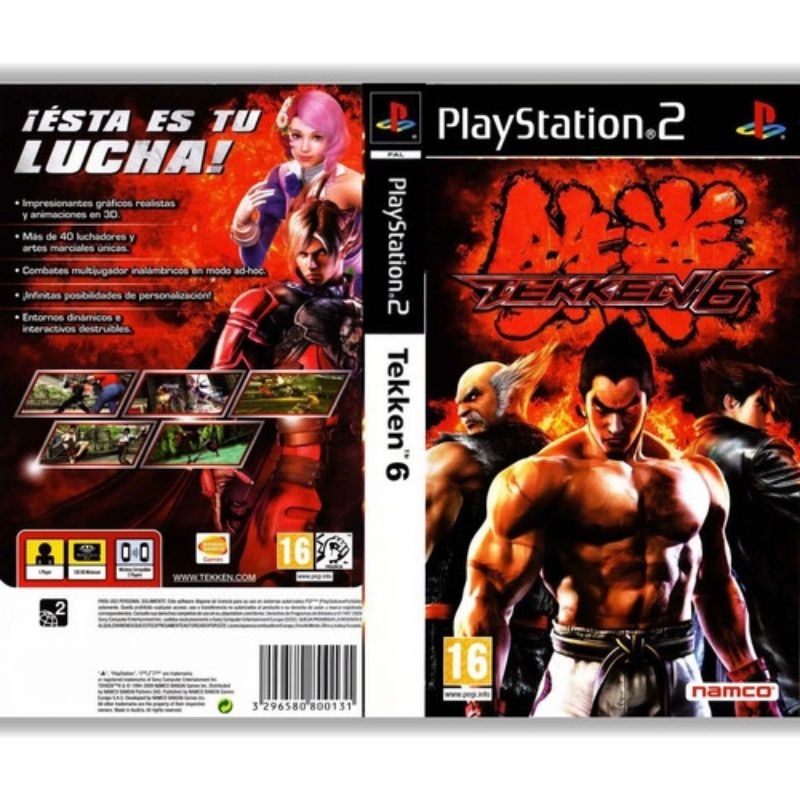 KASET PS2 TAKKEN TERBARU GAME GULAT TERLARIS - KASET GAME PLAYSTATION 2 TERLARIS - KASET VIDEO GAME 
