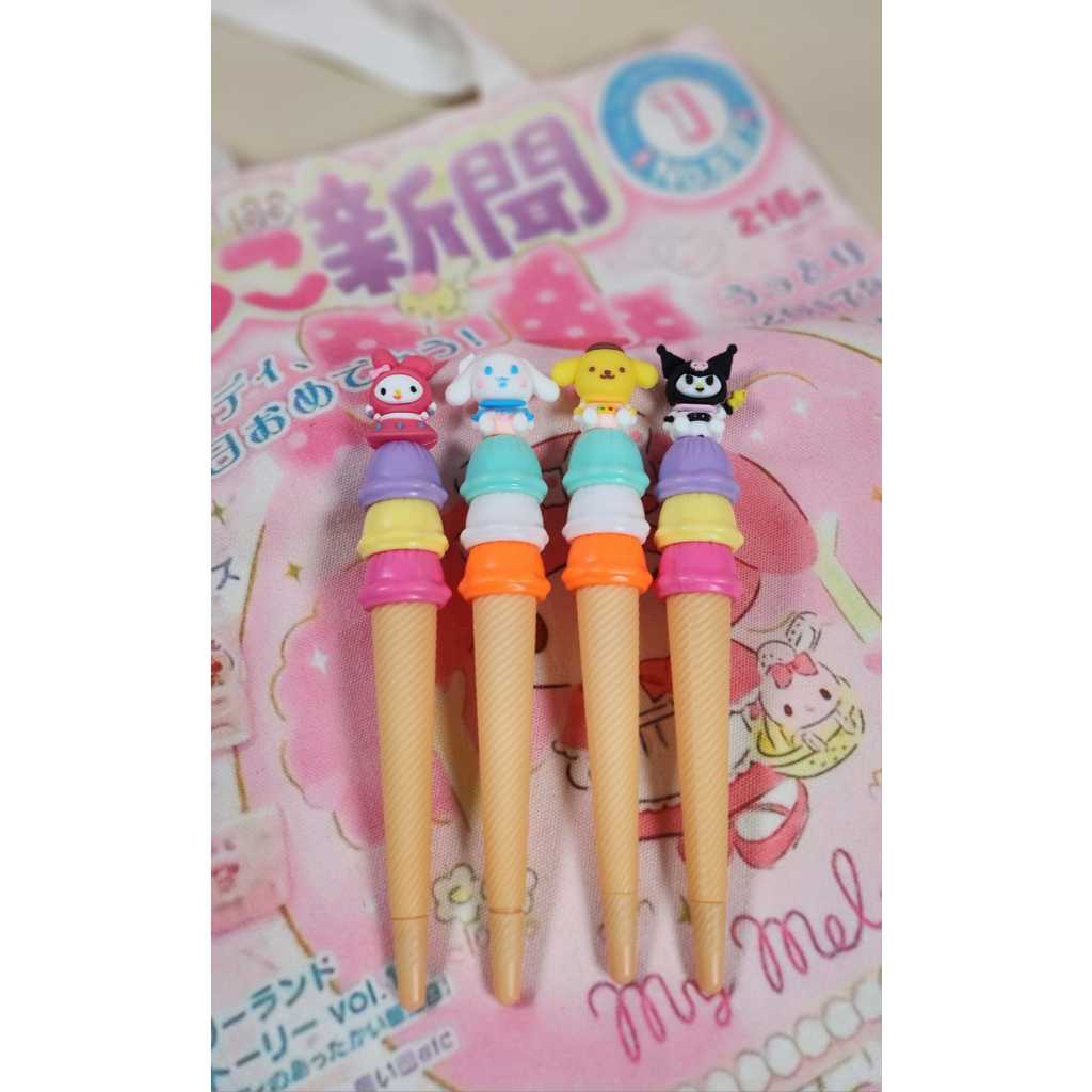 

OHANA - PULPEN ES KRIM TUMPUK KUROMI GEL PEN ICE CREAM CONE KUROMI LUCU TERMURAH