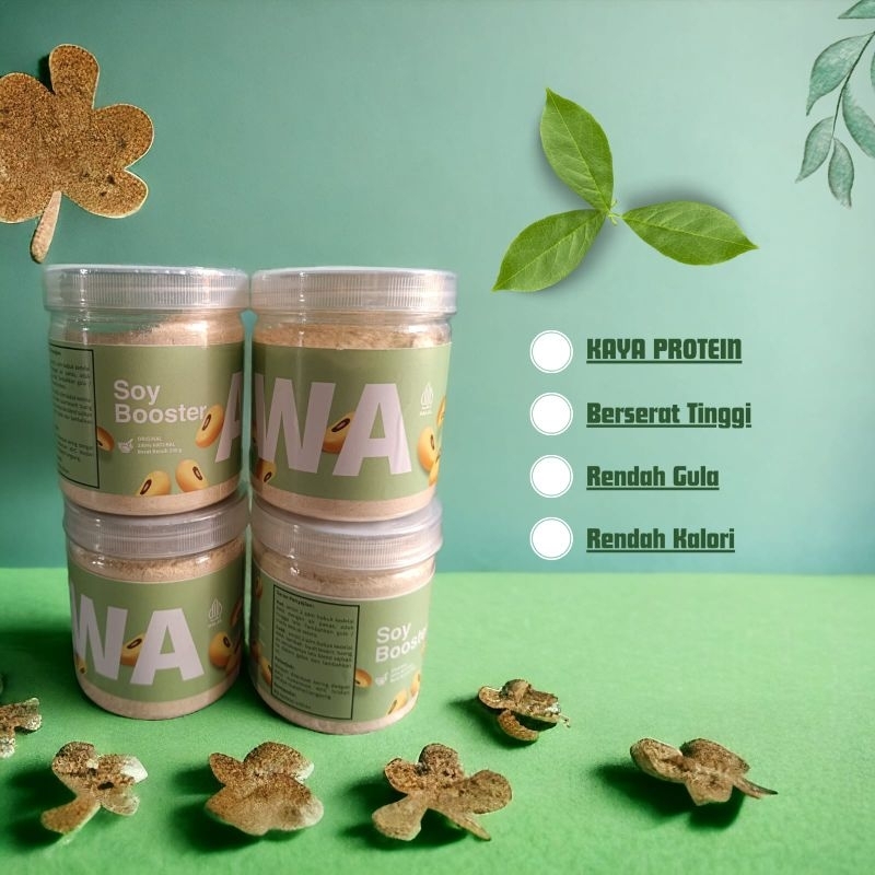 

Paket 4 pcs Soy Protein Bubuk Kedelai / Awa / Asi Booster / Minuman Sehat / Minuman Program Diet