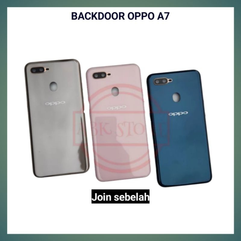 BACKDOOR BACKCOVER OPPO A7 TUTUP BELAKANG CASING OPPO A7
