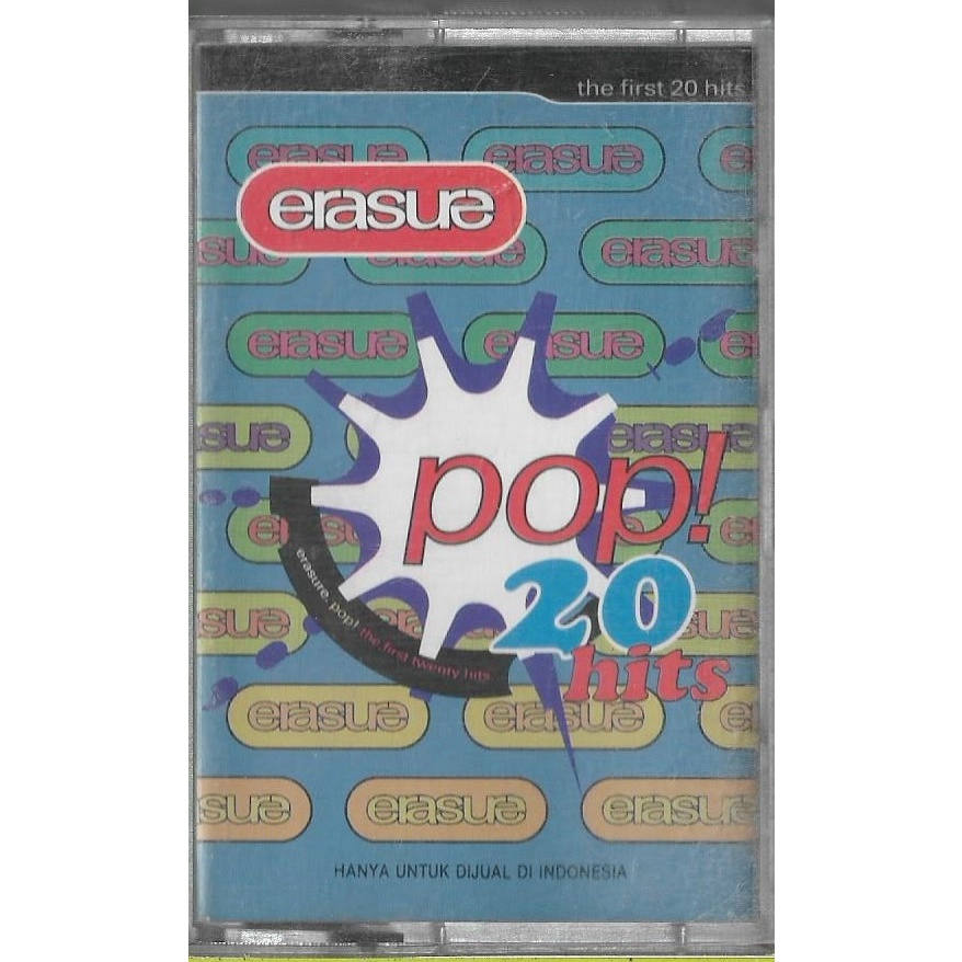 Kaset Pita Original - Erasure Pop The First 20 Hits