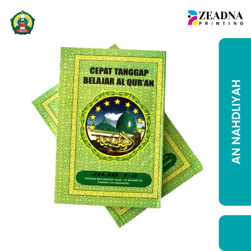 Bundel Jilid 1-6 Cepat Tanggap Belajar Al Quran An Nahdliyah Jilid An Nahdliyah Langitan Bundel Jili