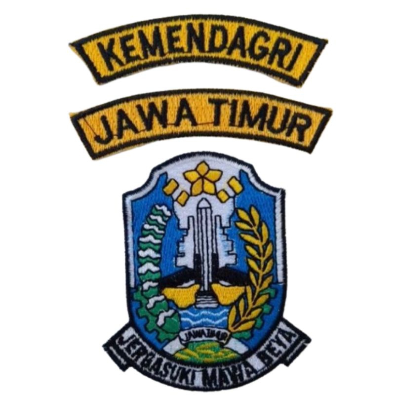 BET / BADGE DINAS KEMENDAGRI , SURABAYA ,  JER BASUKI MAWA  BEYA
