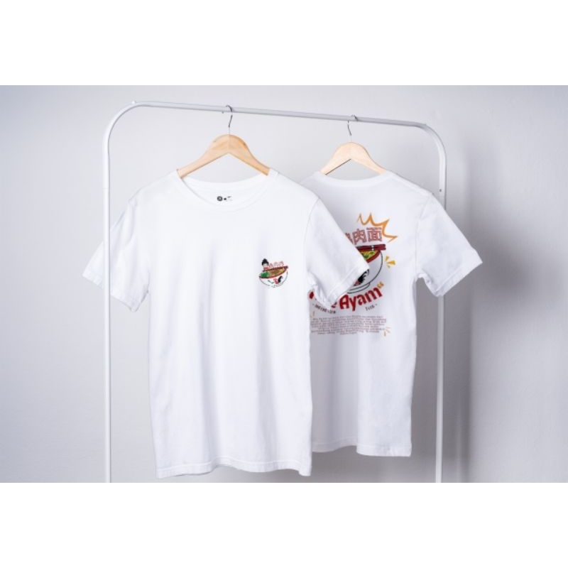 [MIE AYAM] Kaos Pria Wanita Motif "MIE AYAM" Bahan katun combed Digital Printing Kaos Distro Combed 