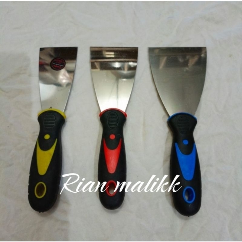 scraper kue scraper stainless gagang karet kape gagang karet