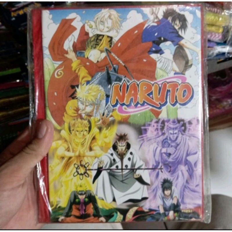 Album Naruto kapasitas 96 kartu / Buku Naruto Anime koleksi