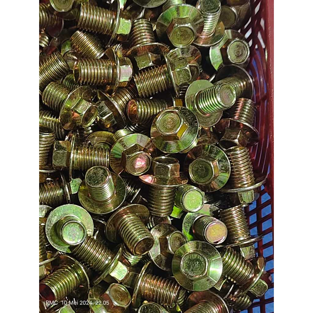 Baut Tap Oli Tutup oli Bawah Oli Motor YAMAHA kunci 12 Drat 17