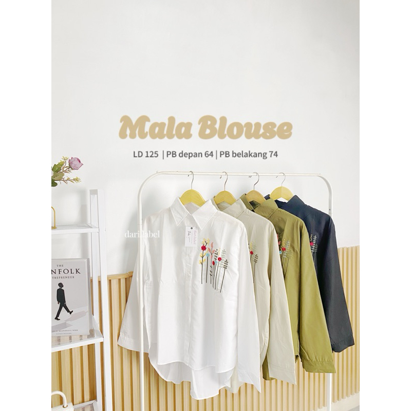 Dari.label | Mala blouse | blouse wanita | baju wanita | atasan army | Blouse Hitam