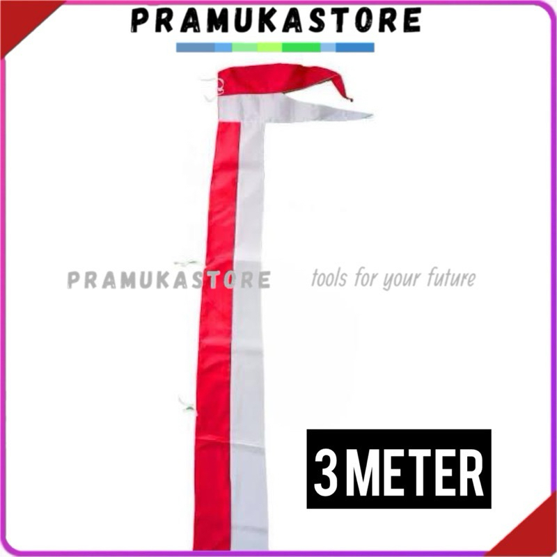 Layur jajar 3M umbul umbul spanduk merah putih / pramukastore