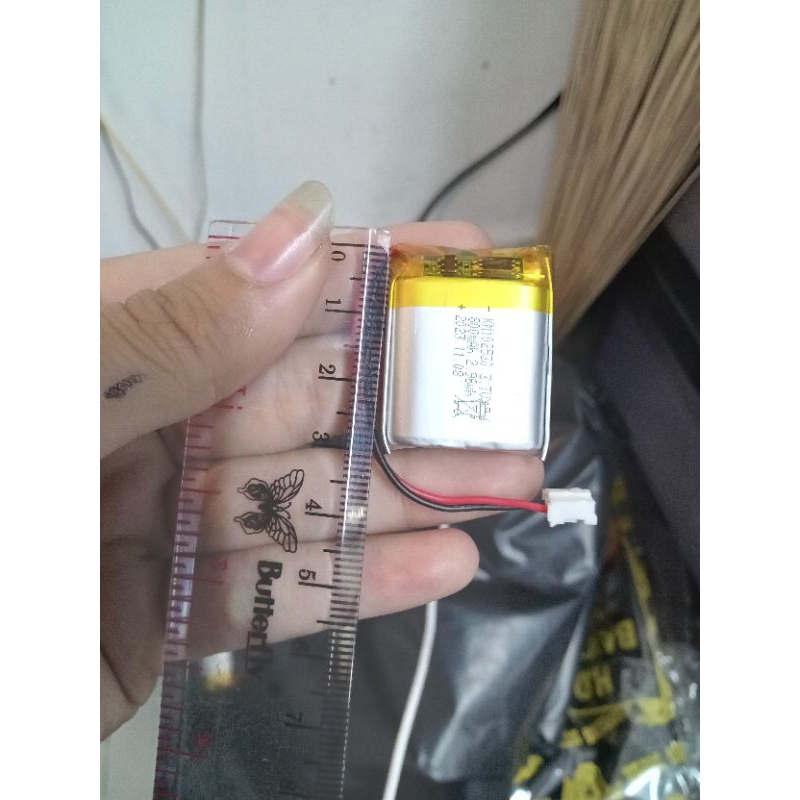 Baterai Lithium Polymer KM102530 3.7v,800 mAh