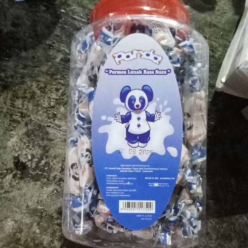 

permen lunak rasa susu 600ml
