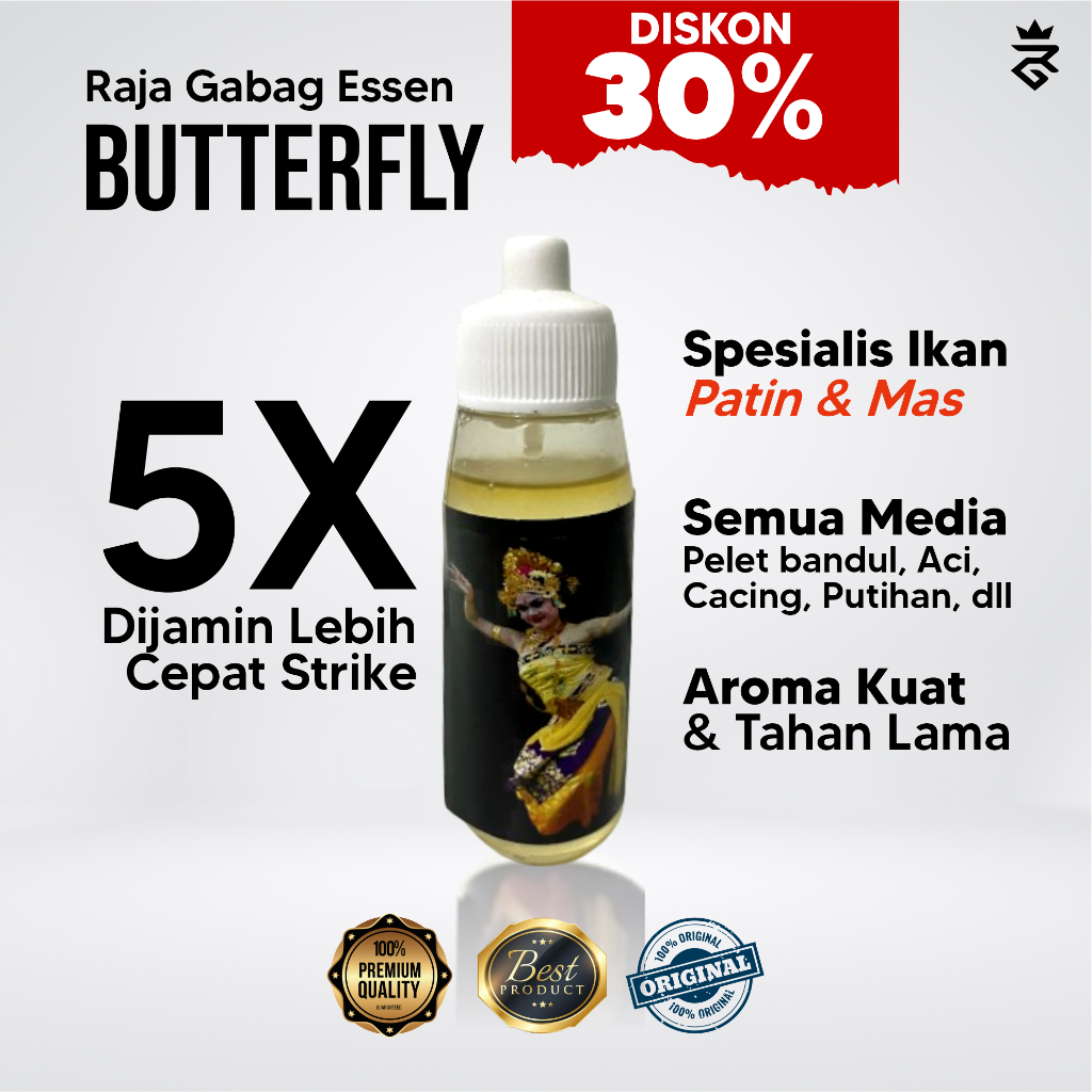 RAJA GABAG ESSEN "BUTTERFLY" ESSEN IKAN PATIN DAN IKAN MAS