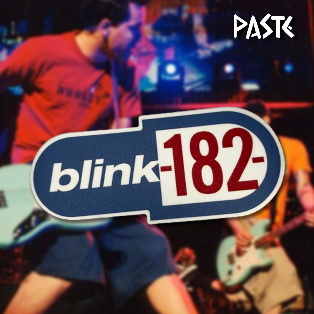 

PASTE - Sticker Band Blink - 182 Bahan Vinyl Water Proof Doff Anti Air 11 x 4,5 cm