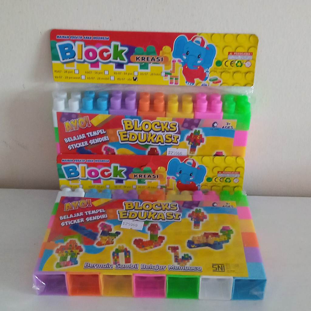 MAINAN ANAK Block ABC Toys Mainan Balok Anak No.KB07-192