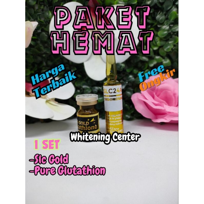 Slc gold + pure gold glutathione original