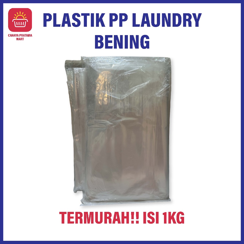 Oke Pr PLASTIK LAUNDRY PP BENING Kantong Plastik PP Polos Plastik baju Plastik Londri Plastik Laundr
