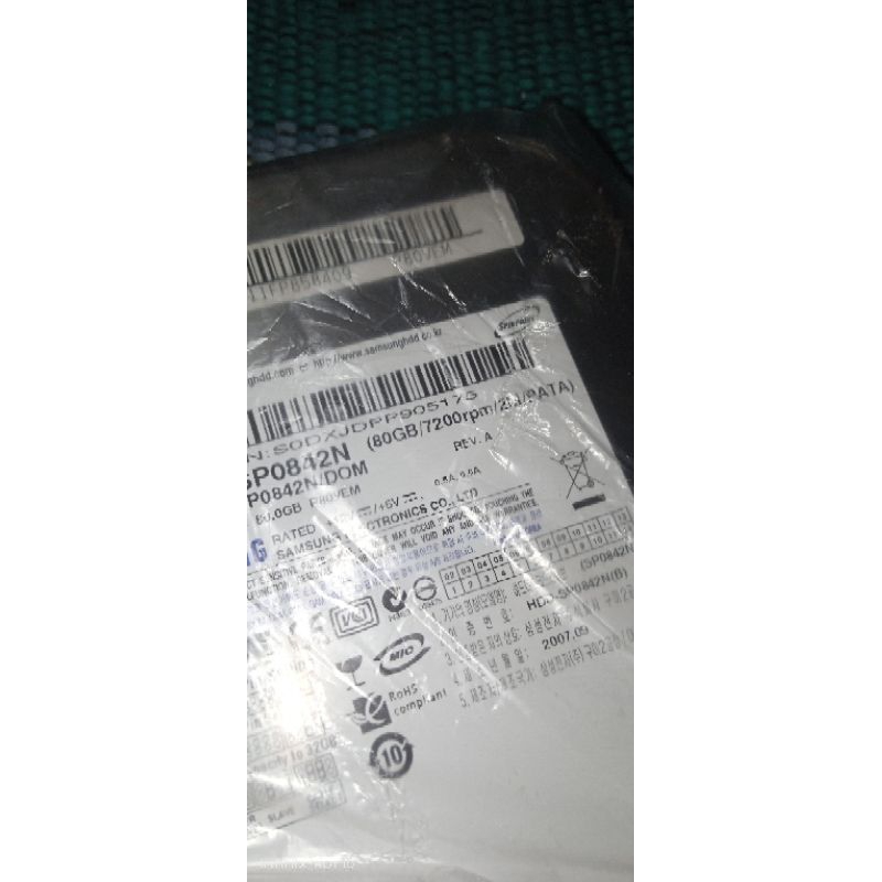 hardisk ps2 80gb