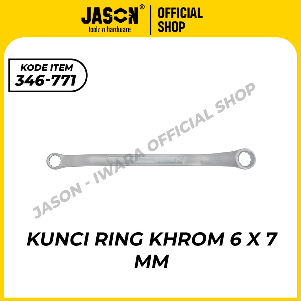 JASON KUNCI RING KHROM | RING SPANNER