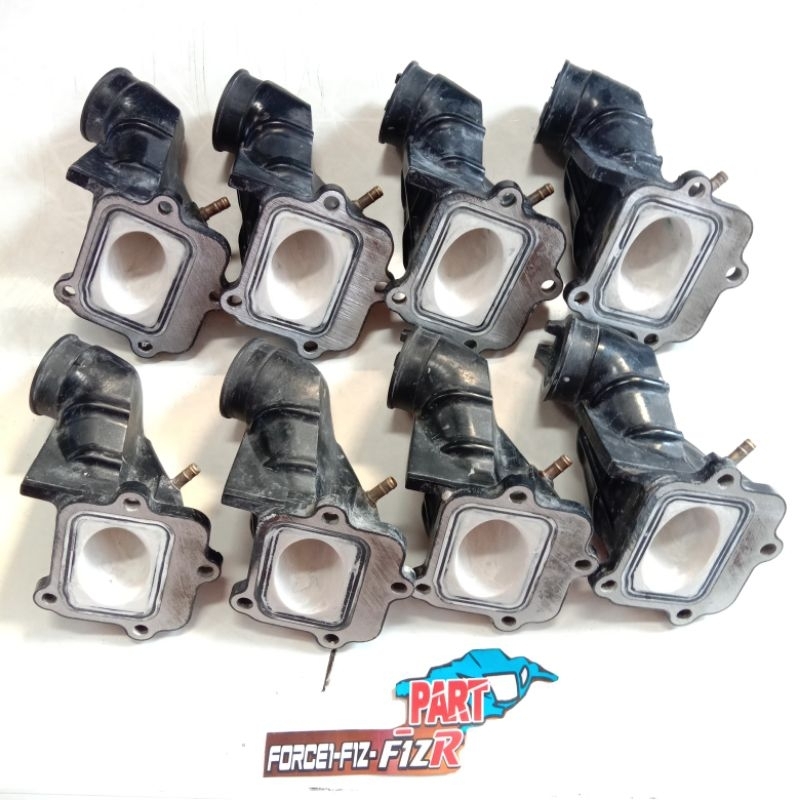 INTAKE MANIFOL MANIPOL RACING MODIF LEM ORIGINAL YAMAHA FIZR F1ZR FIZ FORCE1 ALFA SIGMA PNP KARBURAT