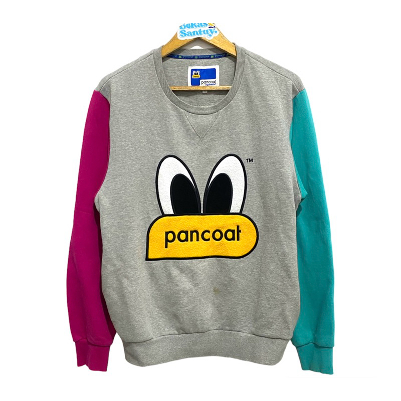 Sweatshirt Crewneck Pancoat Pop Eyes Tritone Original