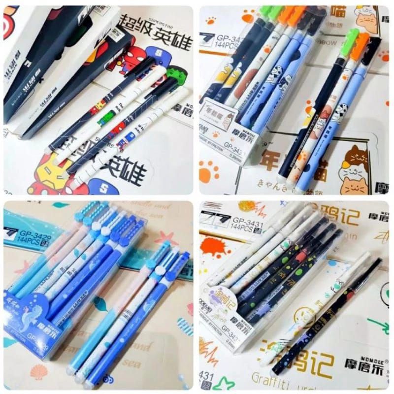 

Pen jel bisa di hapus / pulpen erasable bolpen fancy lucu