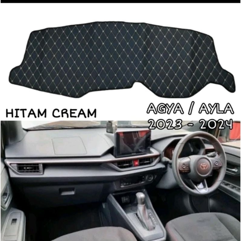 Cover dashboard kulit agya ayla premium
