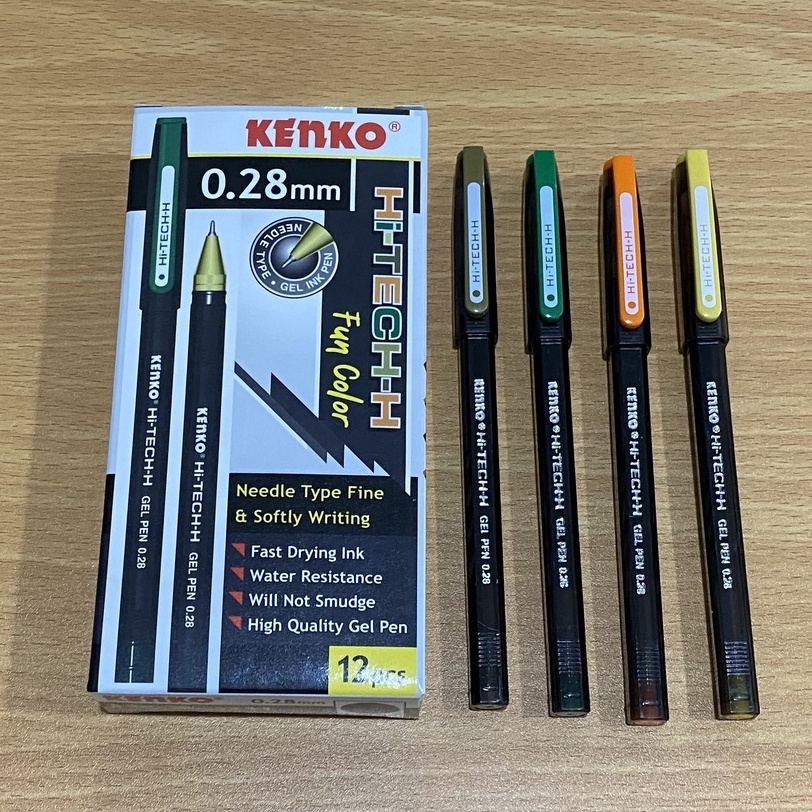 

Pen Hitec Kenko 28 Fun Color Per Lusin ART B7J3