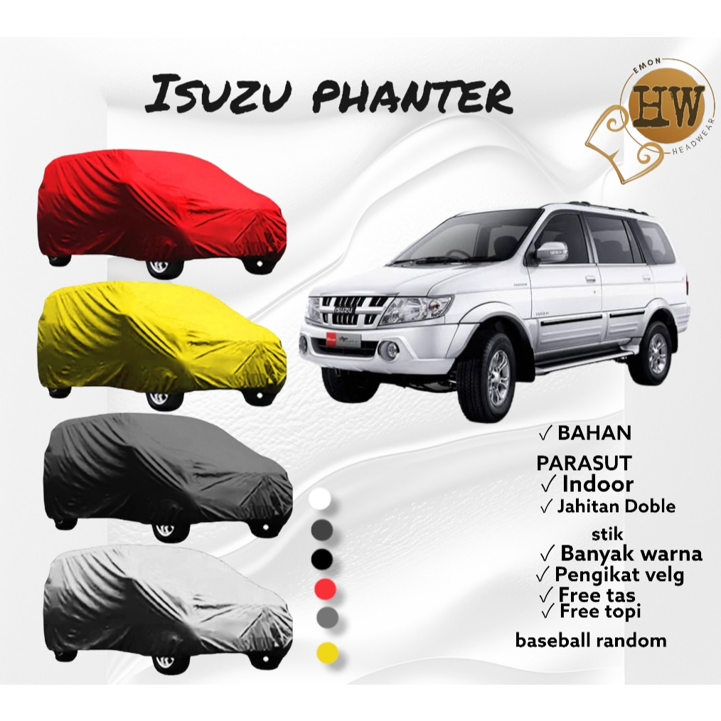 COVER MOBIL ISUZU PANTHER/SELIMUT MOBIL ISUZU PANTHER/MANTEL MOBIL SEMIOUTDOOR,MURAH MERIAH