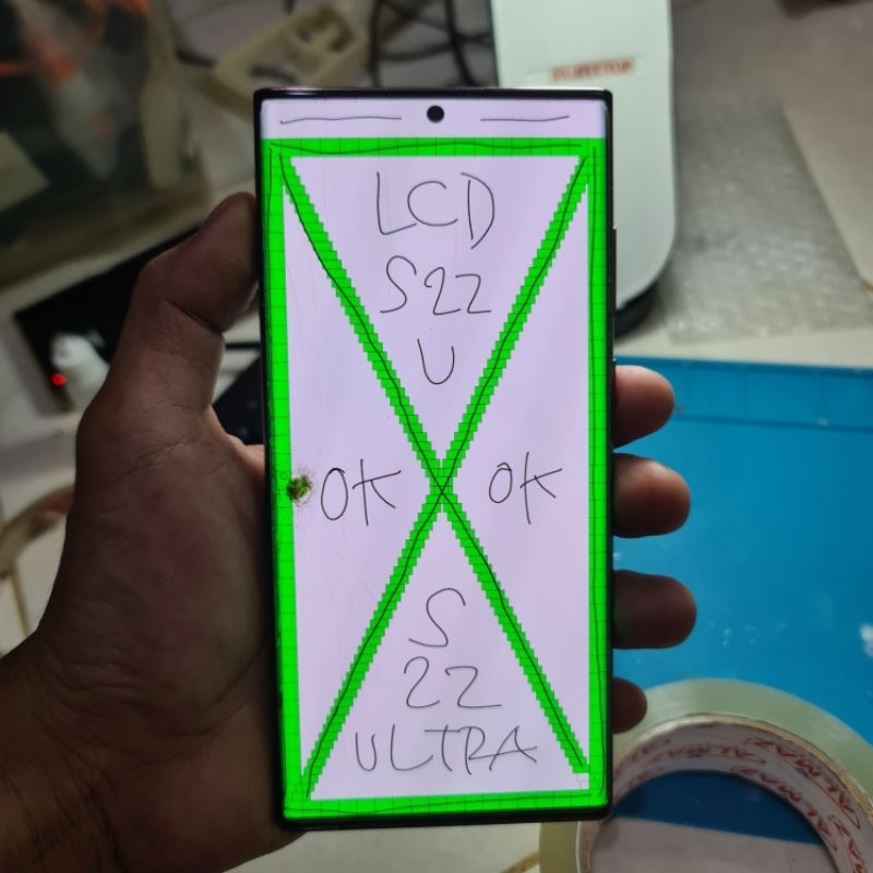 LCD SAMSUNG S22 ULTRA ORIGINAL COPOTAN