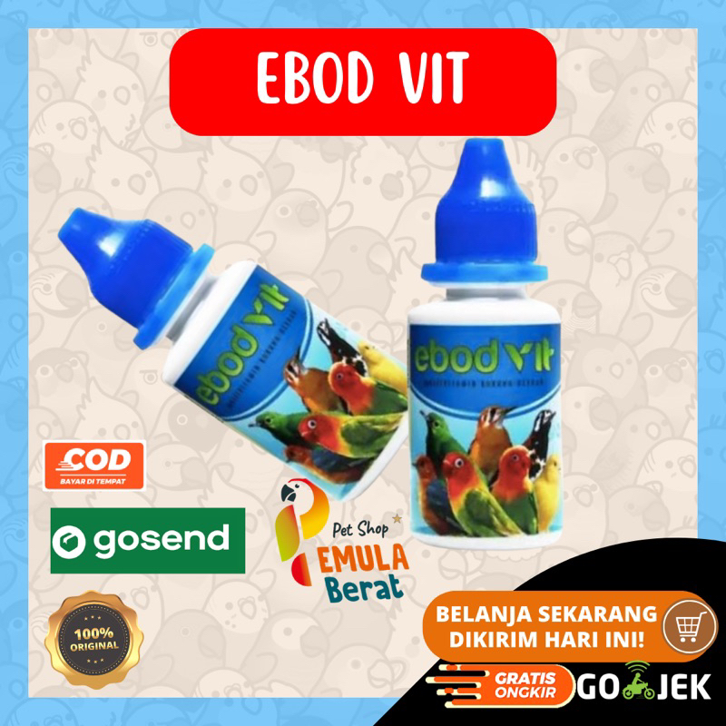 EBOD VIT ORIGINAL VITAMIN BURUNG EBOD VIT VITAMIN UNTUK BURUNG VITAMIN BURUNG MERK EBOD