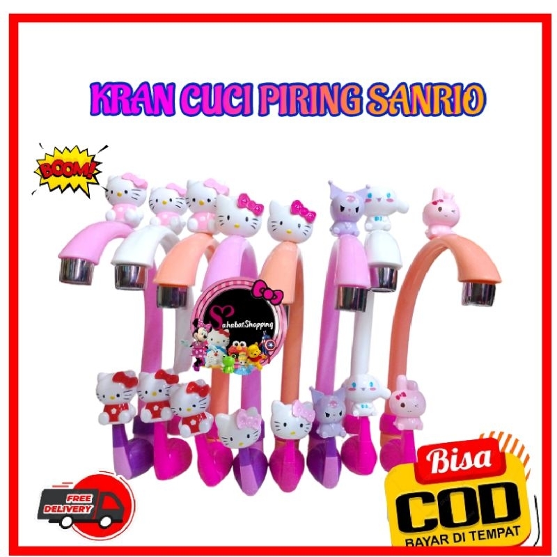 Sahabat Shopping - Kran Cuci Piring Sanrio - Kran Wastafel Sanrio Lucu - Keran Cuci Piring Wastafel 