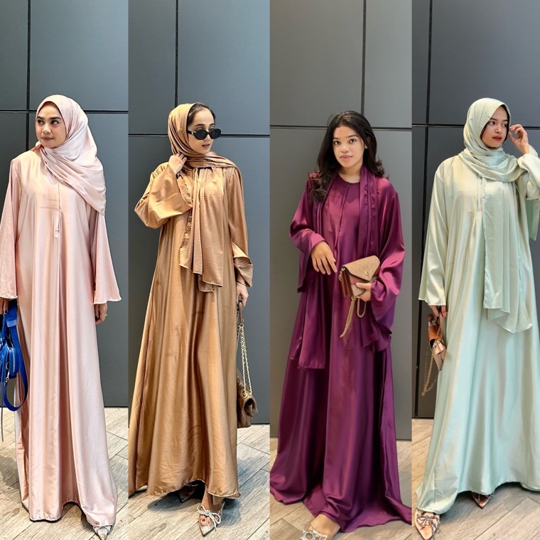 Terbagus MEDINA ABAYA SATU SET PASMINA FREE PASMINA ABAYA DUBAI ABAYA MURAH ABAYA BUSUI