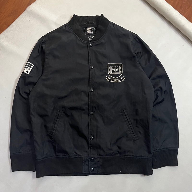 starter bomber jacket by azul japan