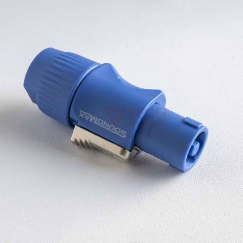 JACK SPIKON SOUNDMAX BIRU 4 PIN UNTUK SPEAKER PASIF ORIGINAL
