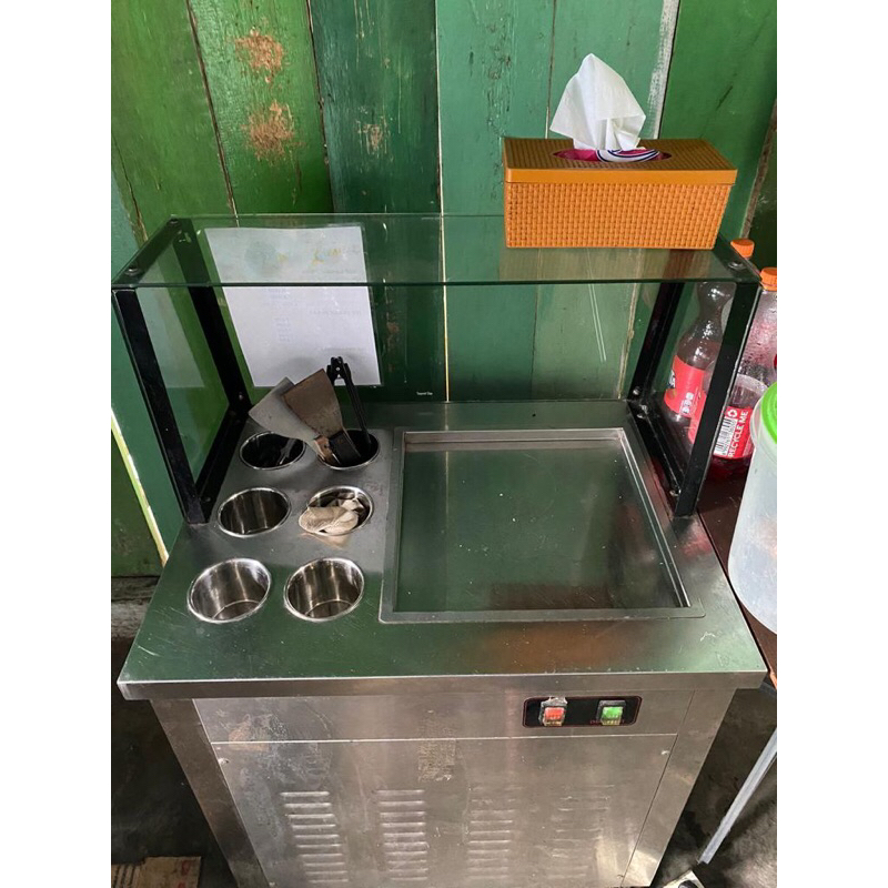 (JUAL CEPAT NEGO) mesin ice cream roll merk maksindo second