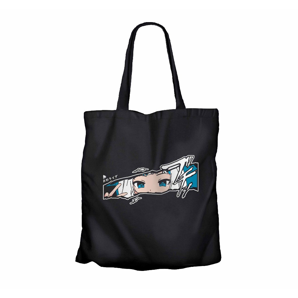 Tote bag infinite anime vtuber AZKI GAWR GURA - HOLOLIVE JP material canvas