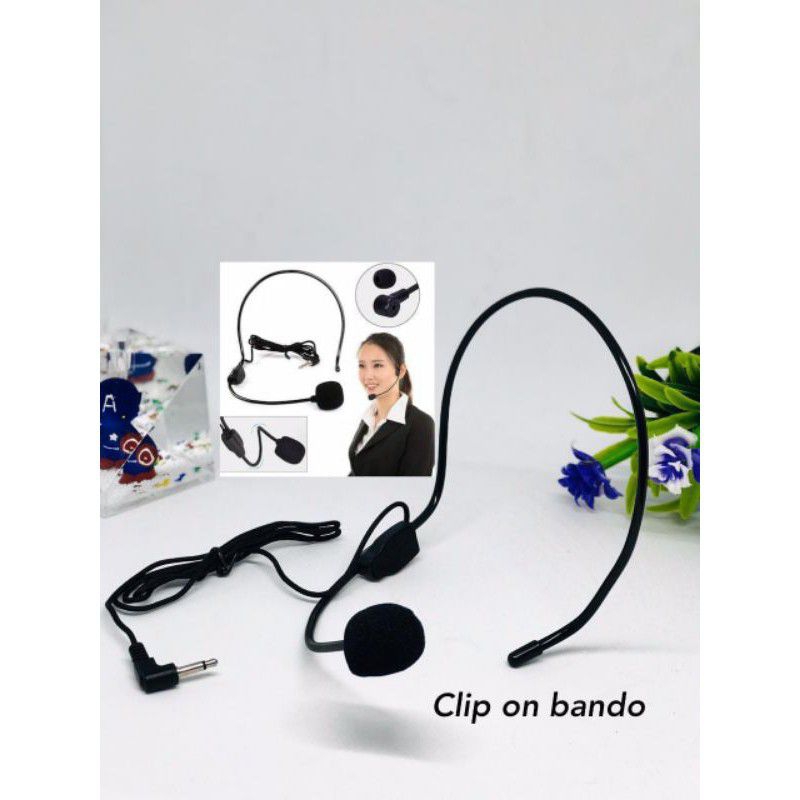 Mic clip on bando