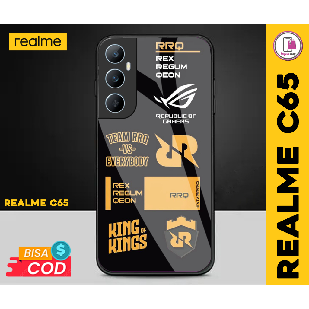 Softcase Kaca Realme C65 Motif RRQ&EVOS [81]