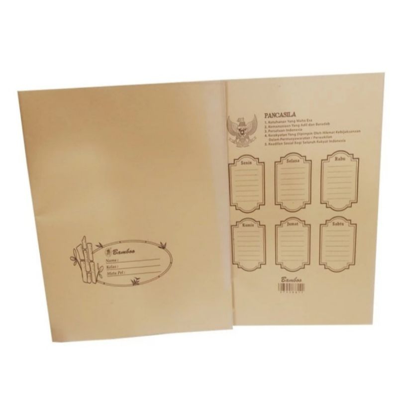 

Sampul coklat boxy nama 1 pak 20 lembar