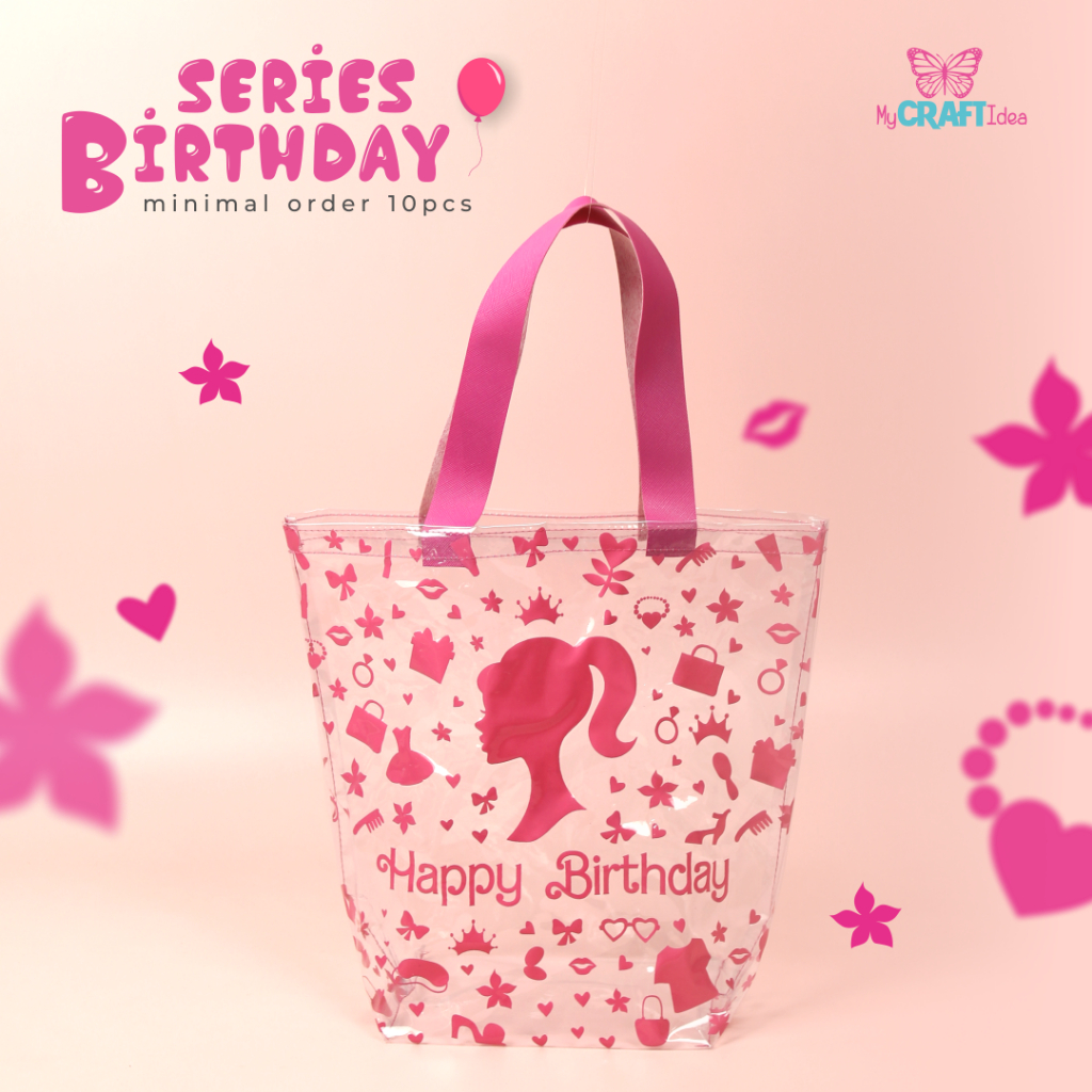 

Tas Mika Ulang tahun Barbie, Unicorn, Mickey Sanrio | Goodie bag Ultah | Souvenir Ulang tahun Anak