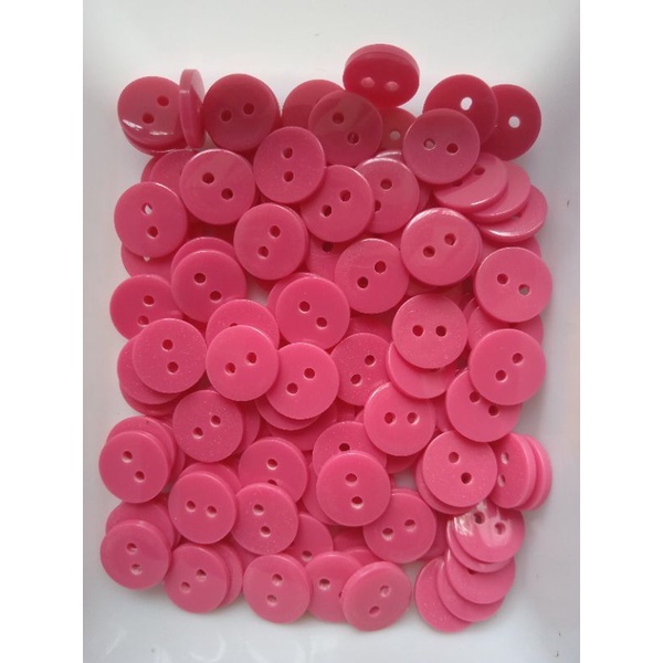 KANCING KEMEJA LUBANG 2 / kancing baju kemeja 12 mm