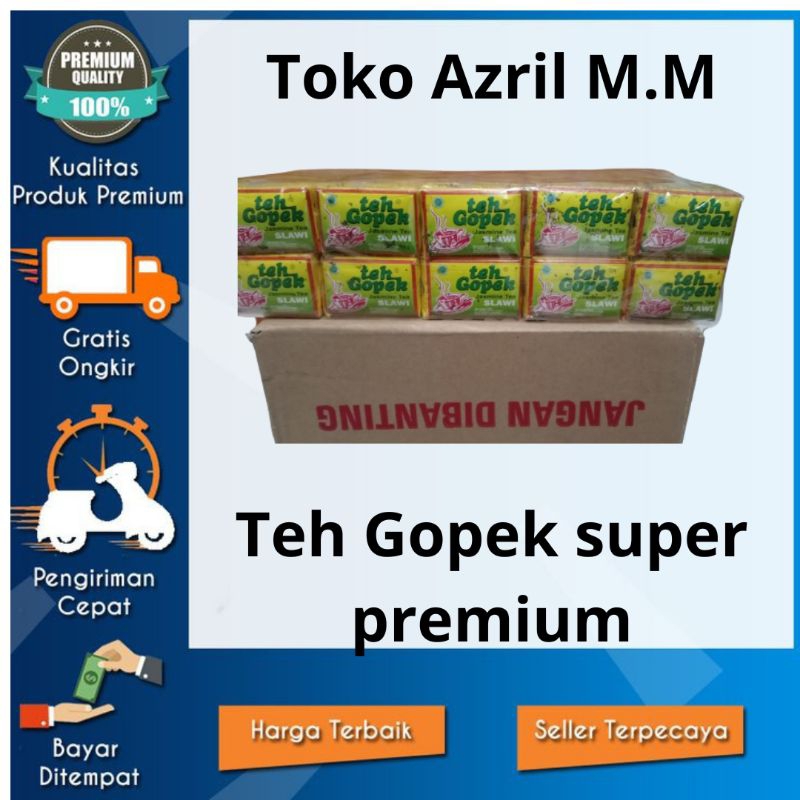 

teh Gopek is 50 pcs