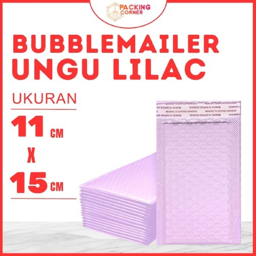

Amplop Bubble Mailer Wrap 11X15 Cm Ungu Lilac Premium Quality MURAH