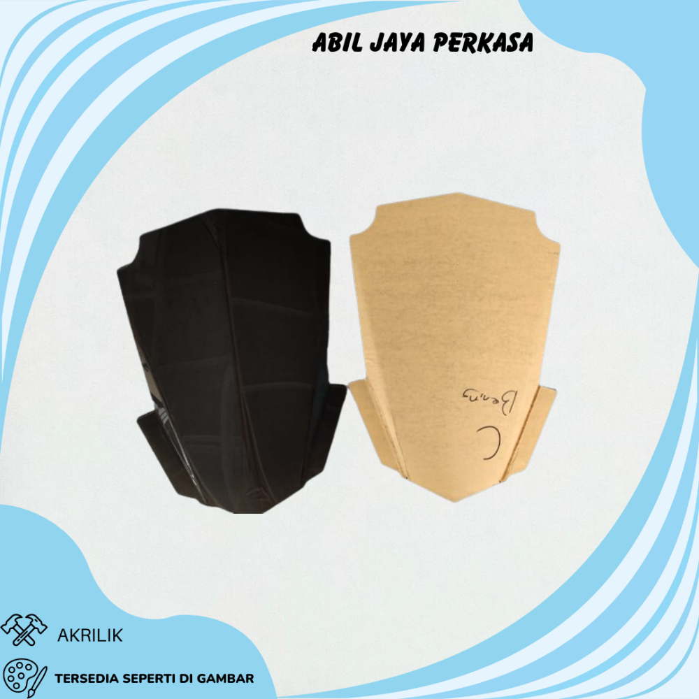 VISOR CUSTOM 50 CM WINDSHIELD CUSTOM 50 CM NVL NVA VIXION NEW CB BYSON YAMAHA NEW VIXION | FZ150I VI