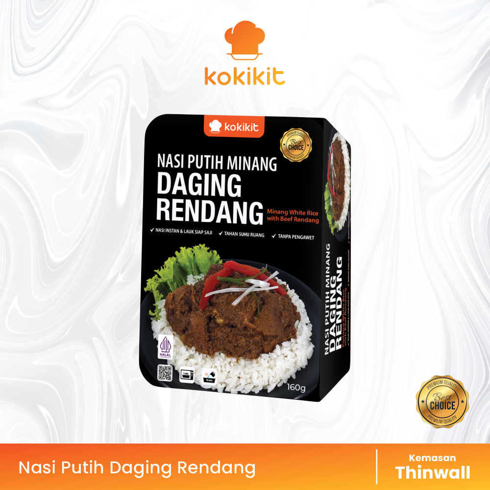 

Nasi Minang Instant & Daging Rendang