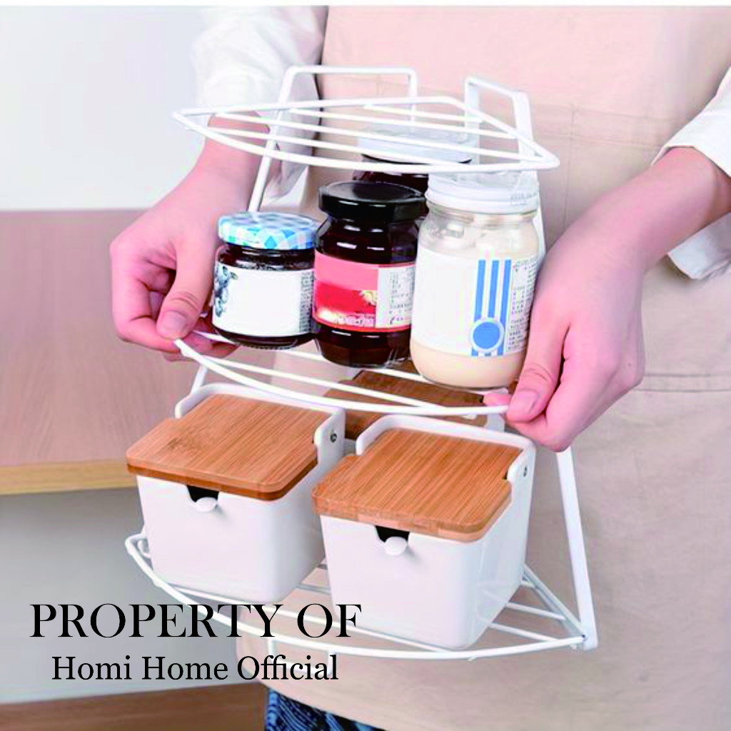 Rak Bumbu Dapur Susun 3 - Rak Bumbu - Rak Dapur - Rak Serbaguna